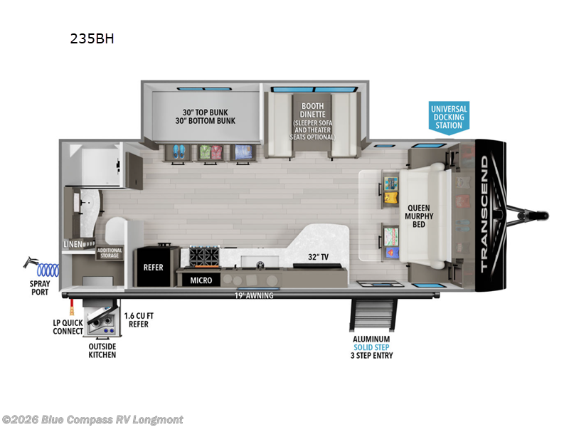 Used 2024 Grand Design Transcend Xplor 235BH available in Longmont, Colorado