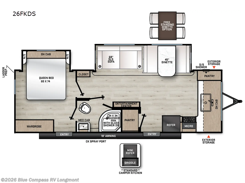 Used 2025 Forest River Aurora 26FKDS available in Longmont, Colorado