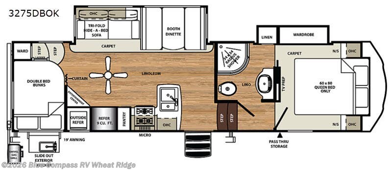 Used 2019 Forest River Sandpiper HT 3275DBOK available in Wheat Ridge, Colorado