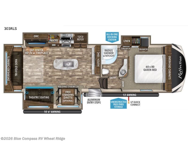 Used 2018 Grand Design Reflection 303RLS available in Wheat Ridge, Colorado