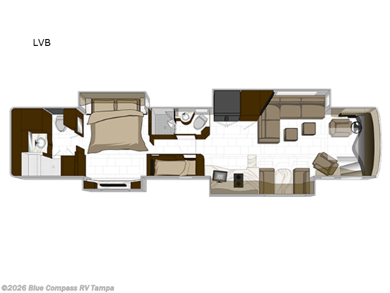 New 2026 Foretravel Realm FS605 LVB available in Dover, Florida