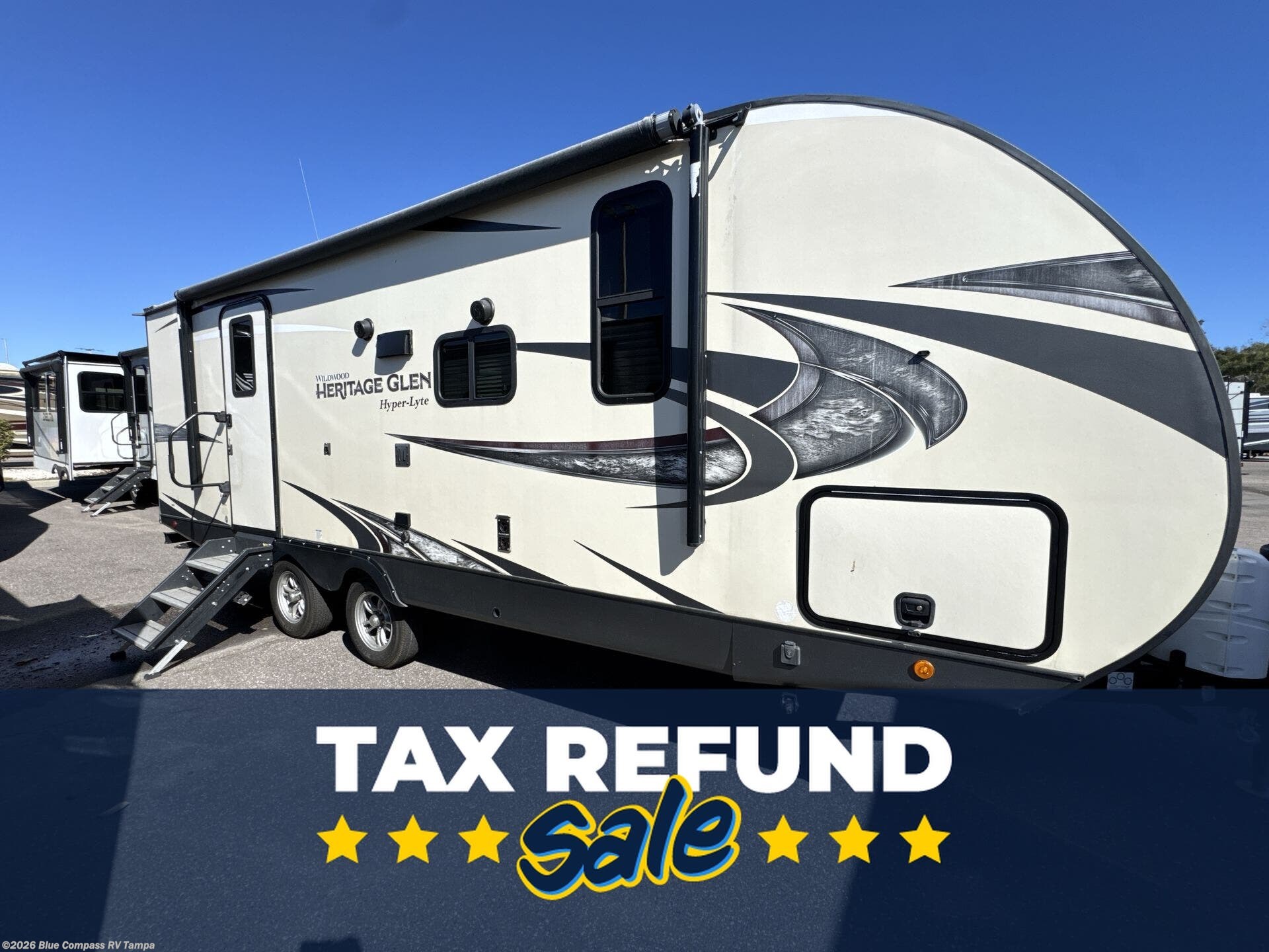 Used 2019 Forest River Wildwood Heritage Glen Hyper-Lyte 22RBHL available in Dover, Florida