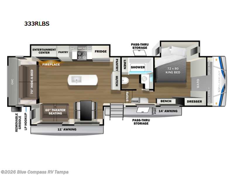 Used 2022 Forest River Wildcat 333RLBS available in Dover, Florida
