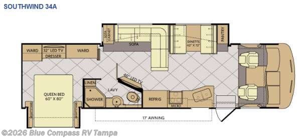 Used 2014 Fleetwood Southwind 34A available in Dover, Florida