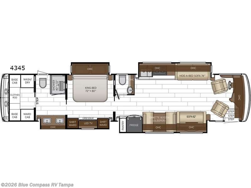New 2027 Newmar Dutch Star 4345 available in Dover, Florida