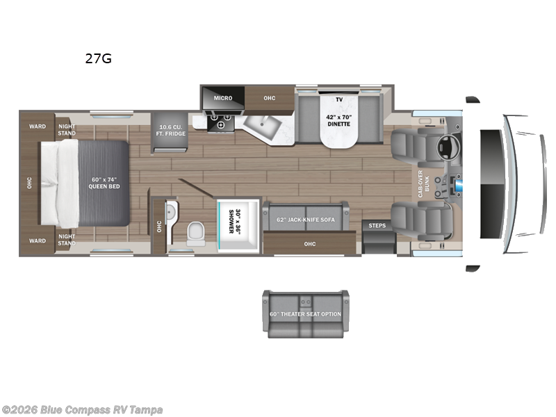 New 2027 Jayco Redhawk 27G available in Dover, Florida