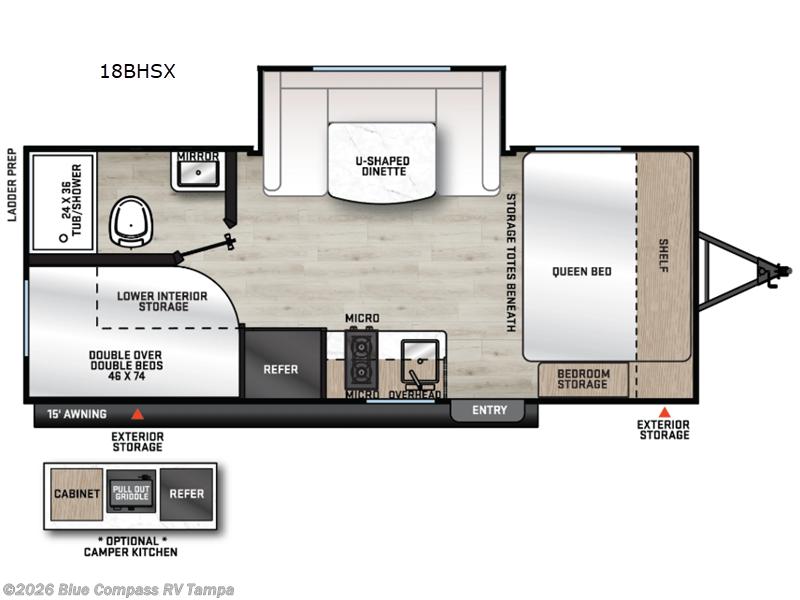 New 2027 Forest River Aurora Light 18BHSX available in Dover, Florida