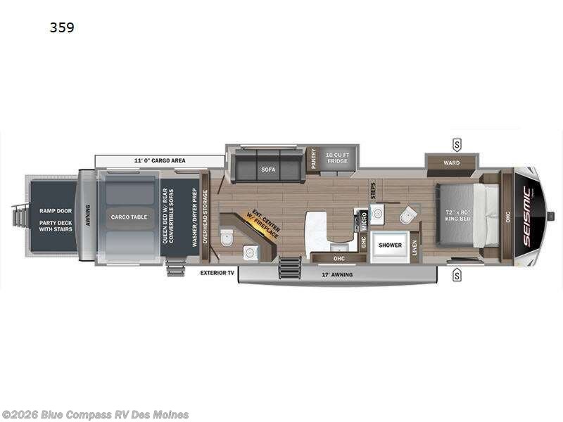 Used 2023 Jayco Seismic 359 available in Altoona, Iowa