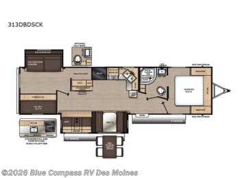 Used 2019 Coachmen Catalina Legacy 313DBDSCK available in Altoona, Iowa