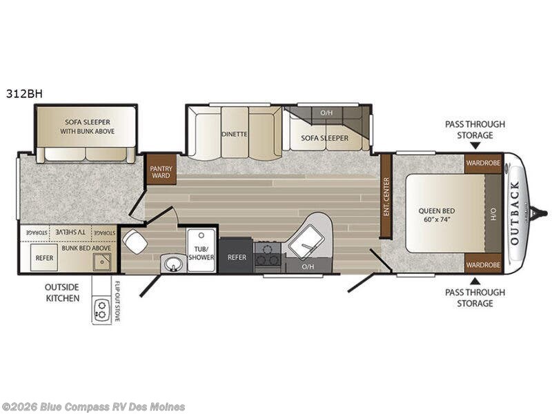 Used 2018 Keystone Outback 312BH available in Altoona, Iowa