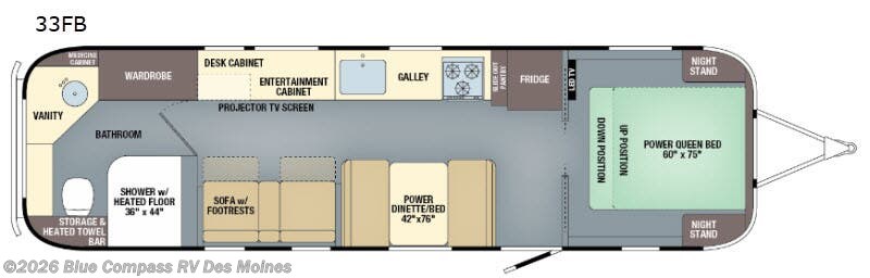 Used 2019 Airstream Classic 33FB available in Altoona, Iowa