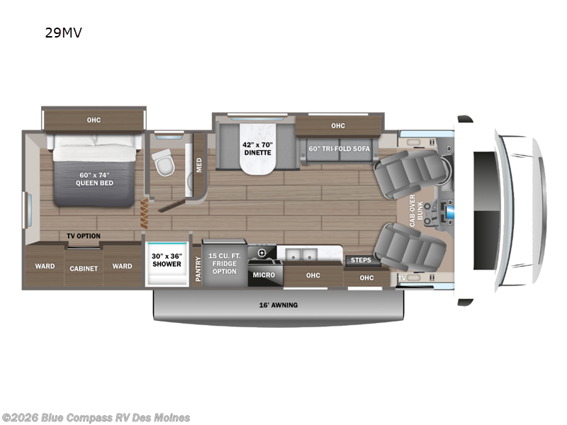 Used 2026 Jayco Greyhawk 29MV available in Altoona, Iowa