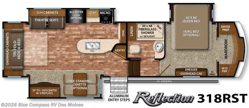 Used 2016 Grand Design Reflection 318RST available in Altoona, Iowa