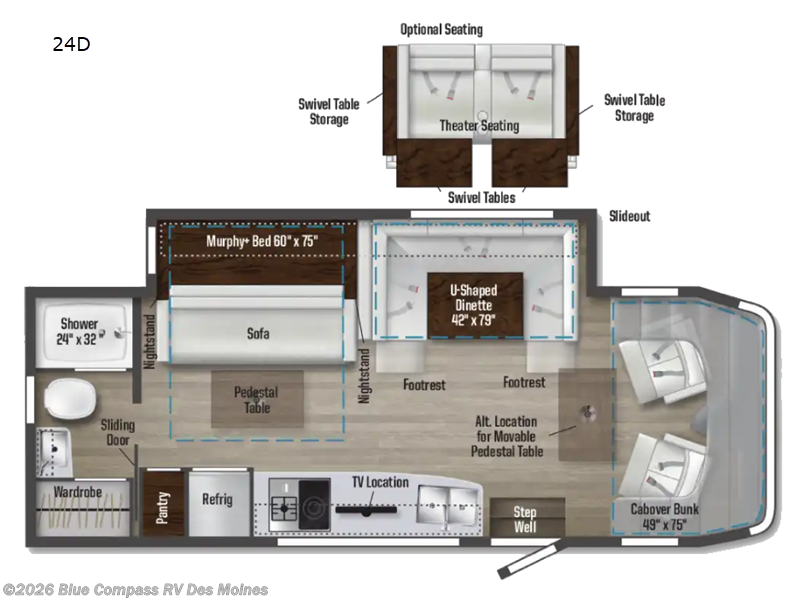 Used 2023 Winnebago View 24D available in Altoona, Iowa
