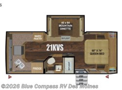Used 2019 Outdoors RV Creek Side Mountain Series 21KVS available in Altoona, Iowa
