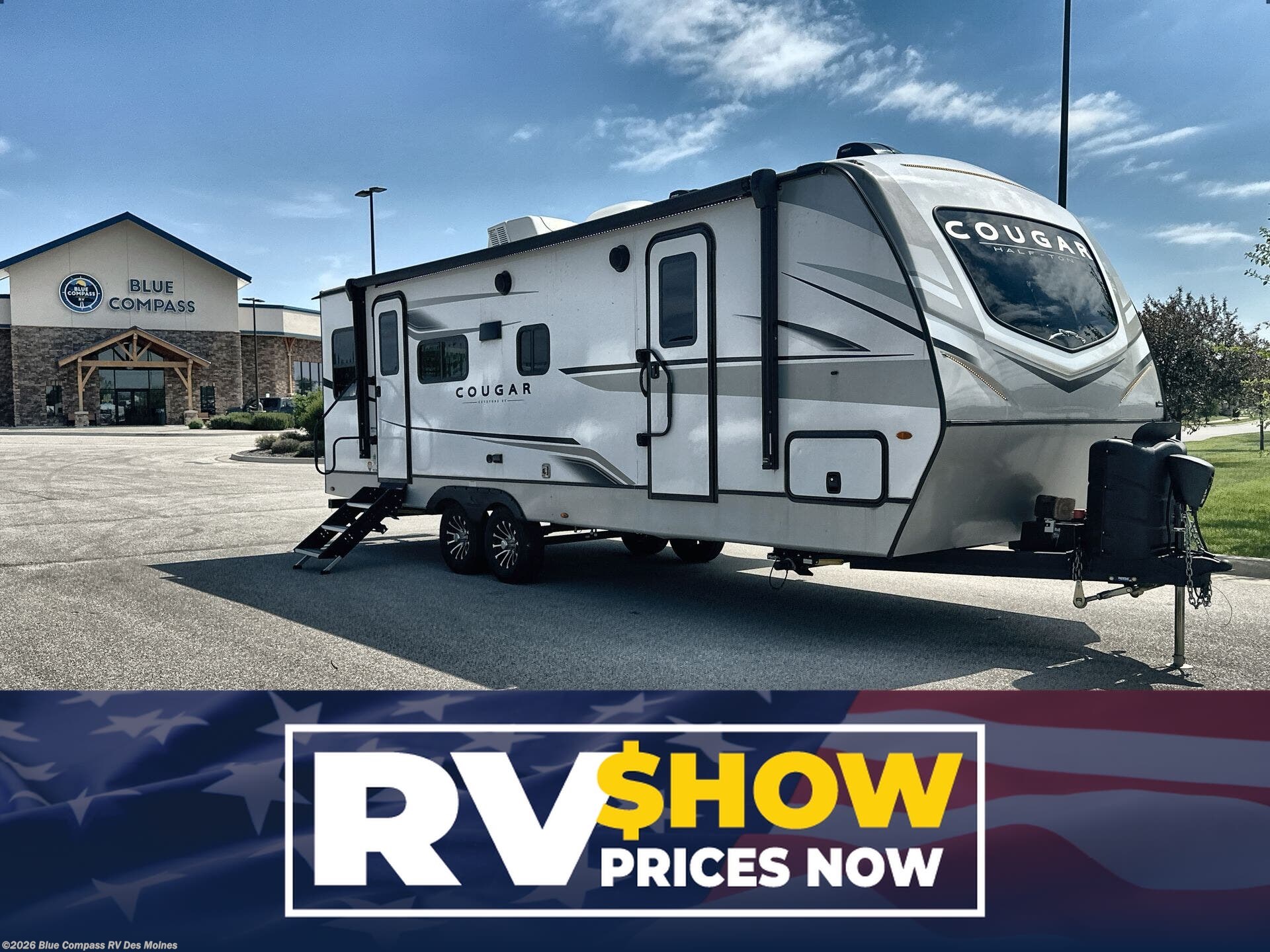 Used 2023  Keystone Cougar Half-Ton 25RDS by Keystone from Blue Compass RV Des Moines in Altoona, IA