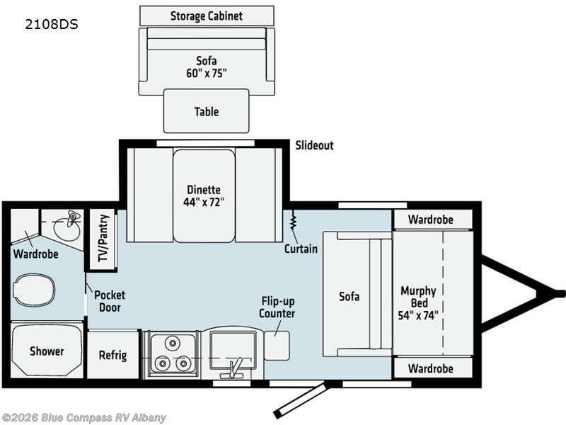 Used 2021 Winnebago Minnie M-2108DS available in Latham, New York