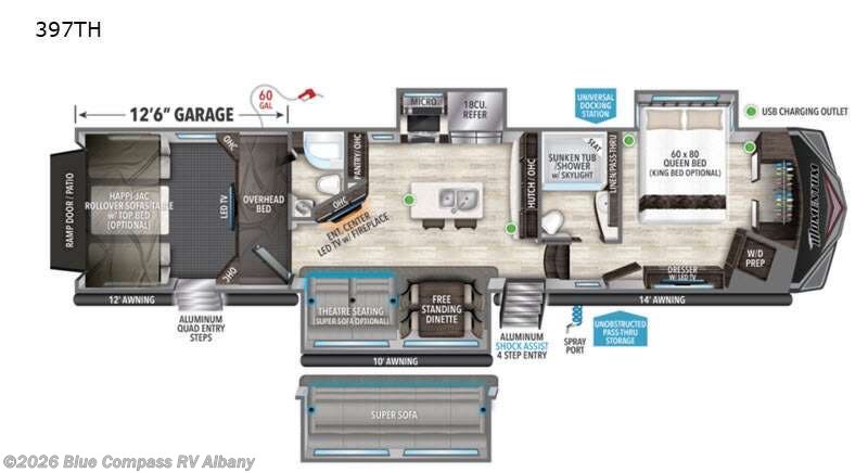 Used 2021 Grand Design Momentum 397TH available in Latham, New York