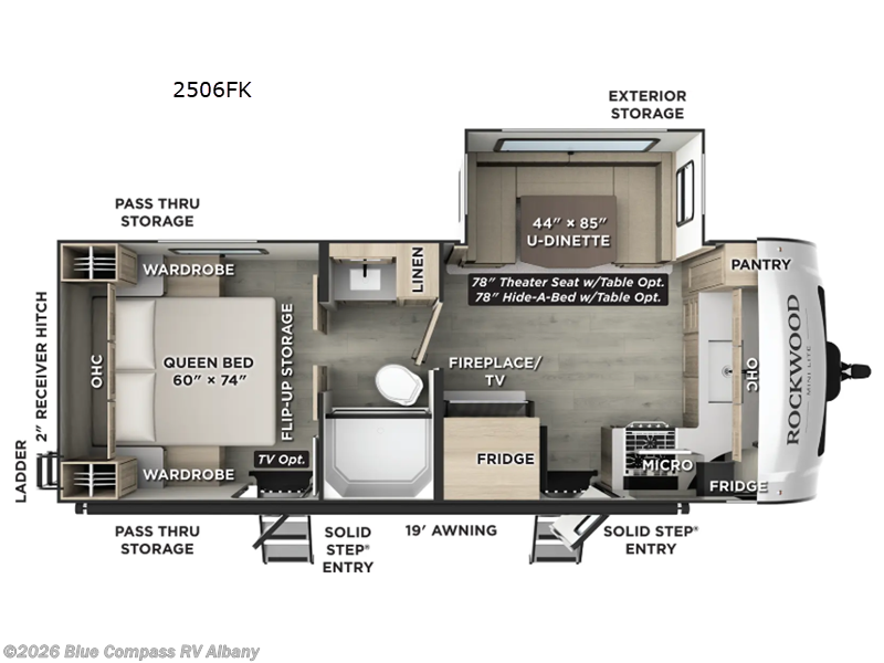New 2026 Forest River Rockwood Mini Lite 2506FK available in Latham, New York