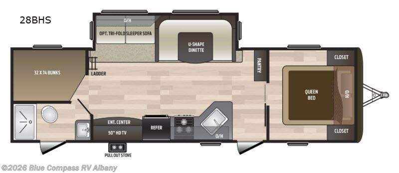 Used 2018 Keystone Hideout 28BHS available in Latham, New York