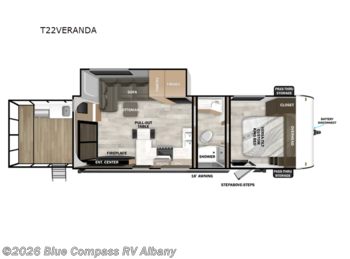 Used 2025 Forest River Wildwood X-Lite T22VERANDA available in Latham, New York