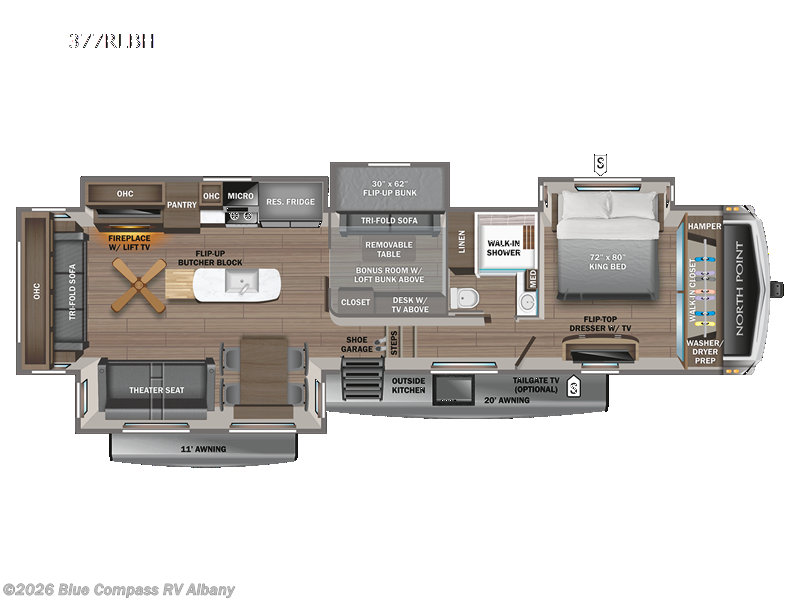 Used 2023 Jayco North Point 377RLBH available in Latham, New York