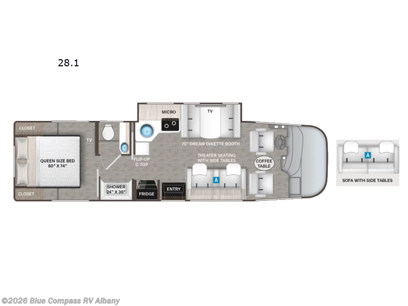 New 2027 Thor Motor Coach Axis 28.1 available in Latham, New York