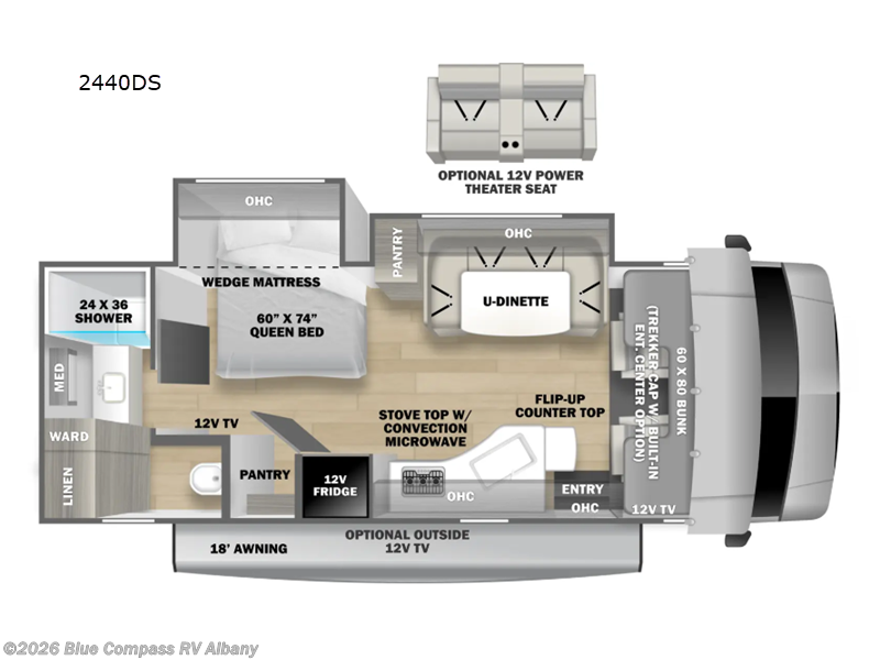 New 2027 Forest River Sunseeker 2440DS available in Latham, New York