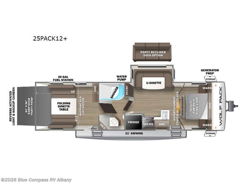 Used 2022 Forest River Cherokee Wolf Pack 25PACK12+ available in Latham, New York