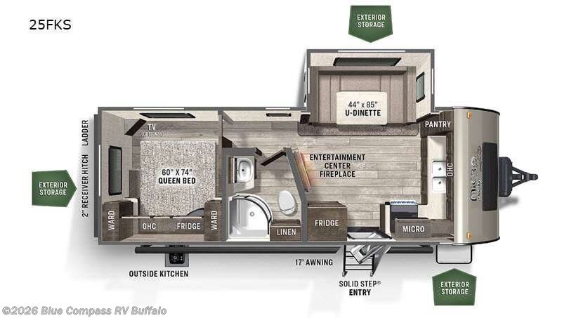 Used 2021 Forest River Flagstaff Micro Lite 25FKS available in West Seneca, New York