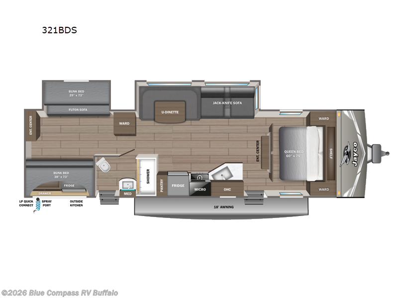 New 2027 Jayco Jay Flight 321BDS available in West Seneca, New York