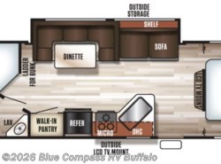 Used 2018 Forest River Cherokee Grey Wolf 26DBH available in West Seneca, New York