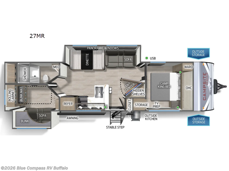 Used 2026 Forest River Campsite Reserve 27MR available in West Seneca, New York