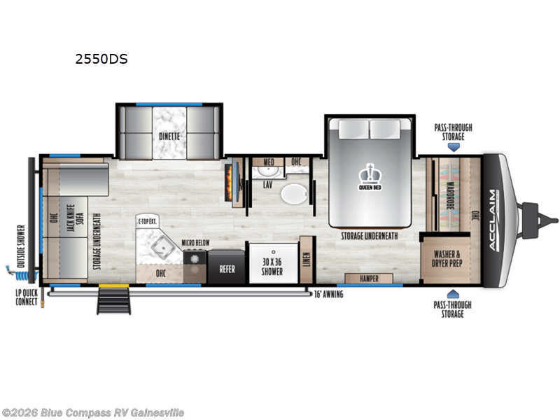 New 2026 East to West Acclaim 2550DS available in Alachua, Florida