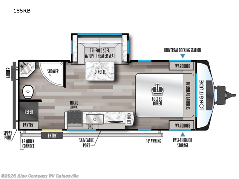 New 2026 East to West Longitude 185RB available in Alachua, Florida