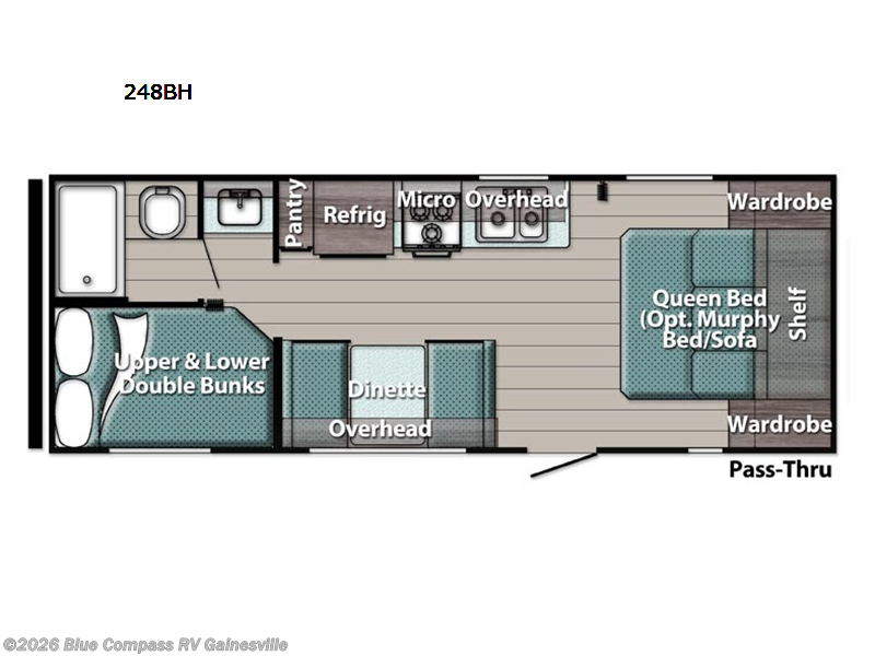 Used 2022 Gulf Stream Kingsport Ultra Lite 248BH available in Alachua, Florida