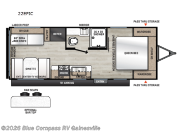 New 2026 Forest River Aurora Light 22EPIC available in Alachua, Florida