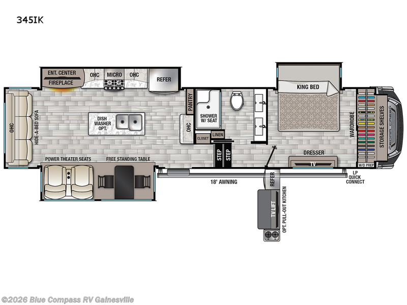 Used 2022 Forest River Cedar Creek 345IK available in Alachua, Florida
