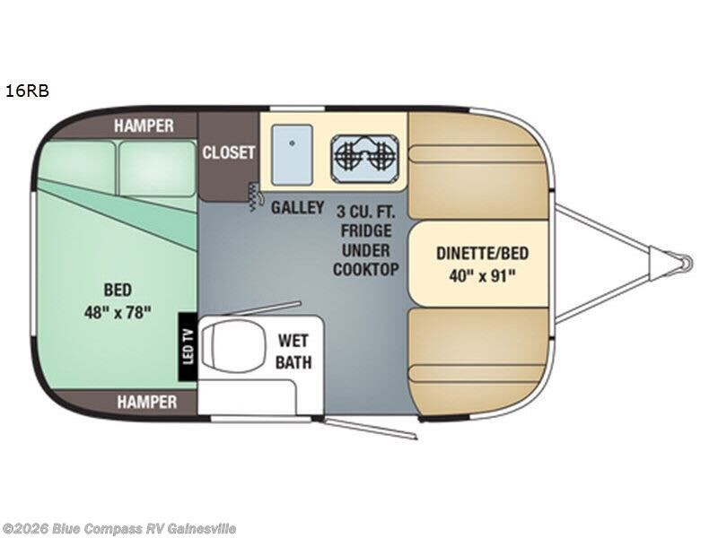 Used 2018 Airstream Sport 16RB available in Alachua, Florida