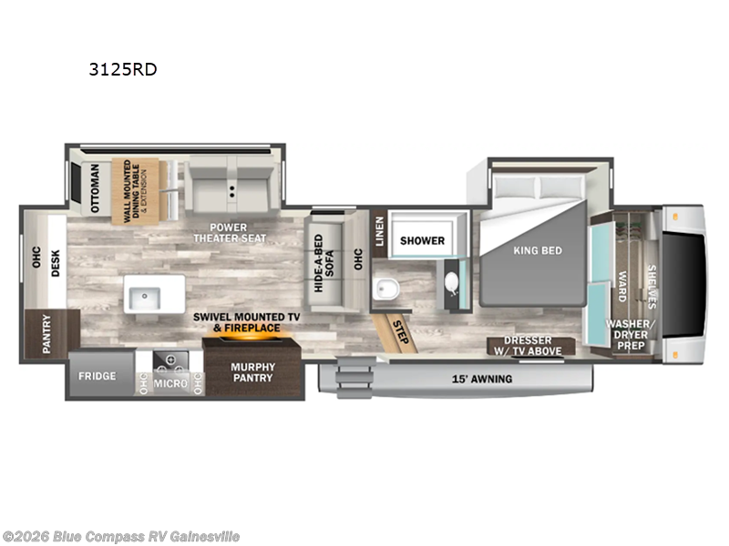 Used 2024  Forest River Cedar Creek Experience 3125RD by Forest River from Blue Compass RV Gainesville in Alachua, FL