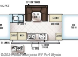 Used 2018 Forest River Flagstaff High Wall HW27KS available in Fort Myers, Florida
