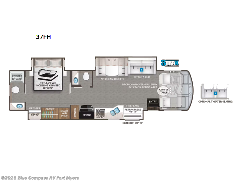 Used 2022 Thor Motor Coach Challenger 37FH available in Fort Myers, Florida