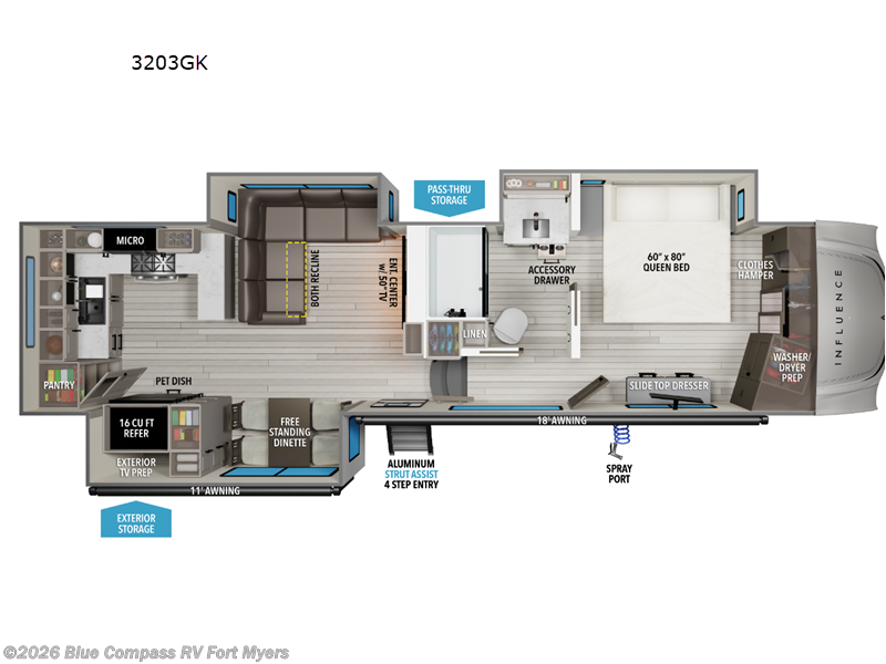 Used 2026 Grand Design Influence 3203GK available in Fort Myers, Florida