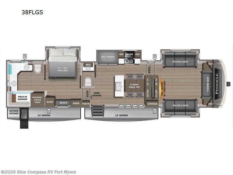 Used 2023 Jayco Pinnacle 38FLGS available in Fort Myers, Florida