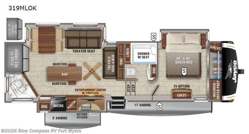 Used 2021 Jayco Eagle 319MLOK available in Fort Myers, Florida