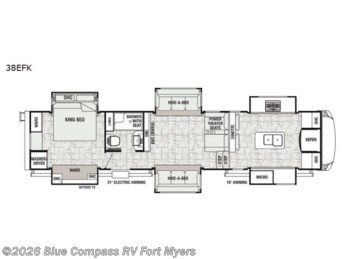 Used 2019 Forest River Cedar Creek Champagne Edition 38EFK available in Fort Myers, Florida