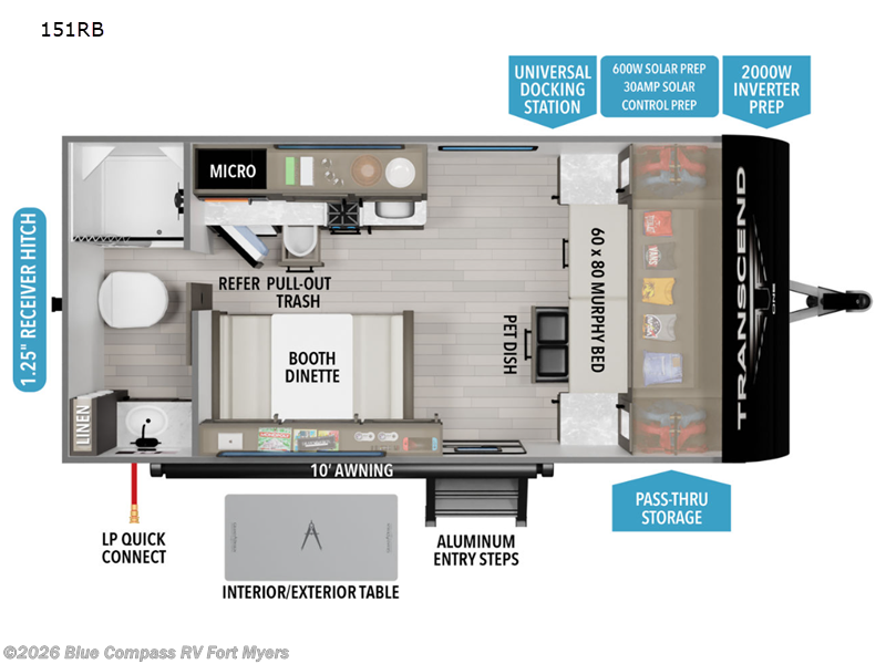 Used 2025 Grand Design Transcend One 151RB available in Fort Myers, Florida