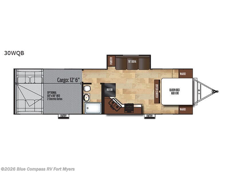 Used 2019  Forest River Work and Play 30WQB by Forest River from Blue Compass RV Fort Myers in Fort Myers, FL