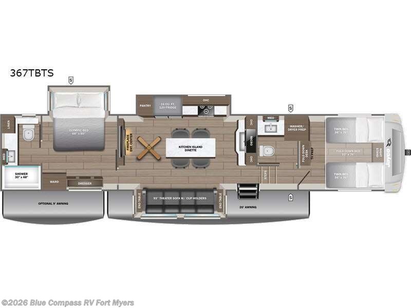 New 2027 Jayco Eagle 367TBTS available in Fort Myers, Florida