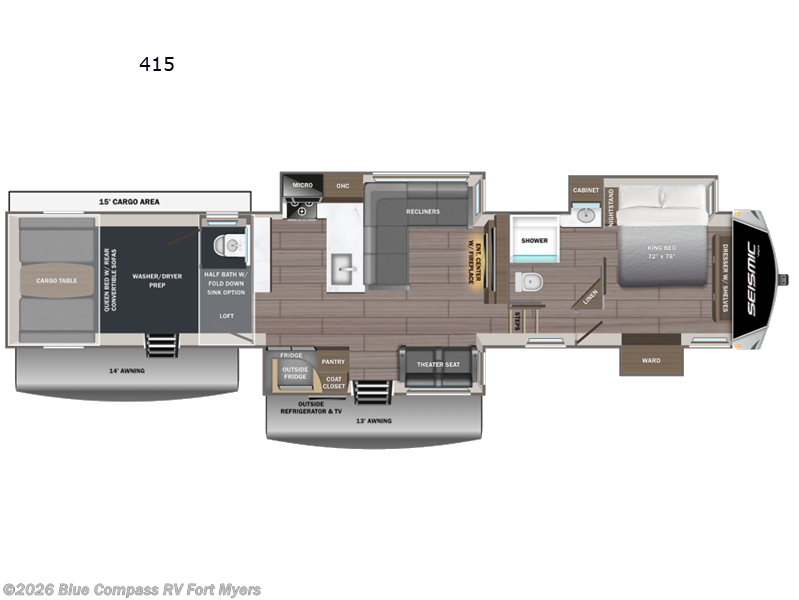 New 2027 Jayco Seismic 415 available in Fort Myers, Florida